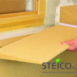 Steico tri Wood Fiber Insulation Wedge 200 mm – For Window Sill