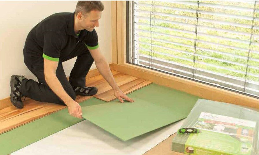 EcoSilent impact sound insulation for laminate
