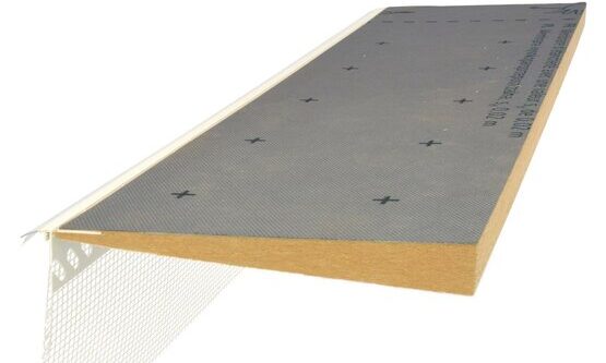 wood fiber insulation wedge for window sills