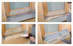 Steico fix 2.0 – 100 mm wood fiber insulation wedge for window sills - Image 3