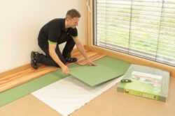 Steico soundstrip Randdämmstreifen aus Holzfaser 100 mm – Bild 3