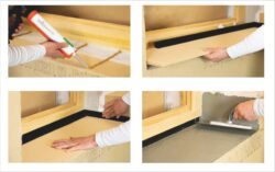 Steico tri Wood Fiber Insulation Wedge 200 mm – For Window Sill - Image 3
